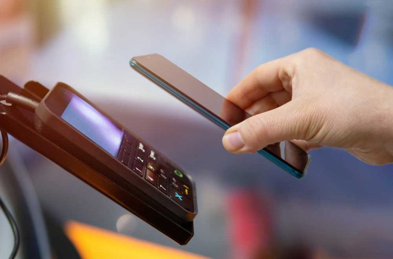 making mobile payment via mobile device