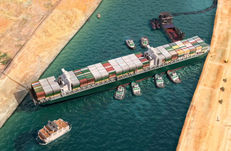 Giant cargo ship dislodged and refloated in Suez Canal