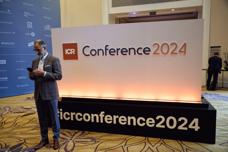 ICR Conference 2024 sign