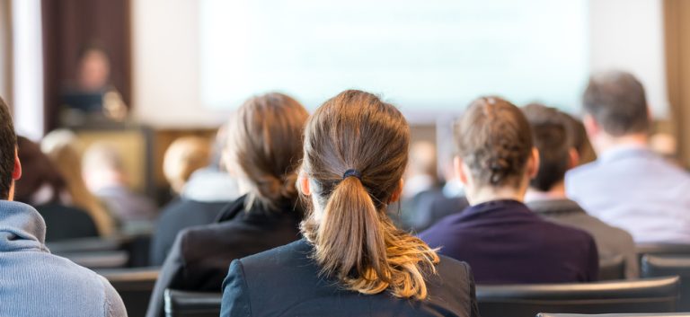 conference crowd