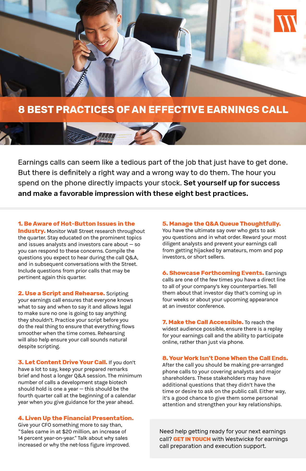 8 Best Practices of an Effective Earnings Call