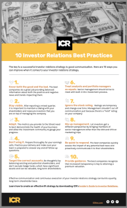 ICR Checklist: 10 IR Best Practices