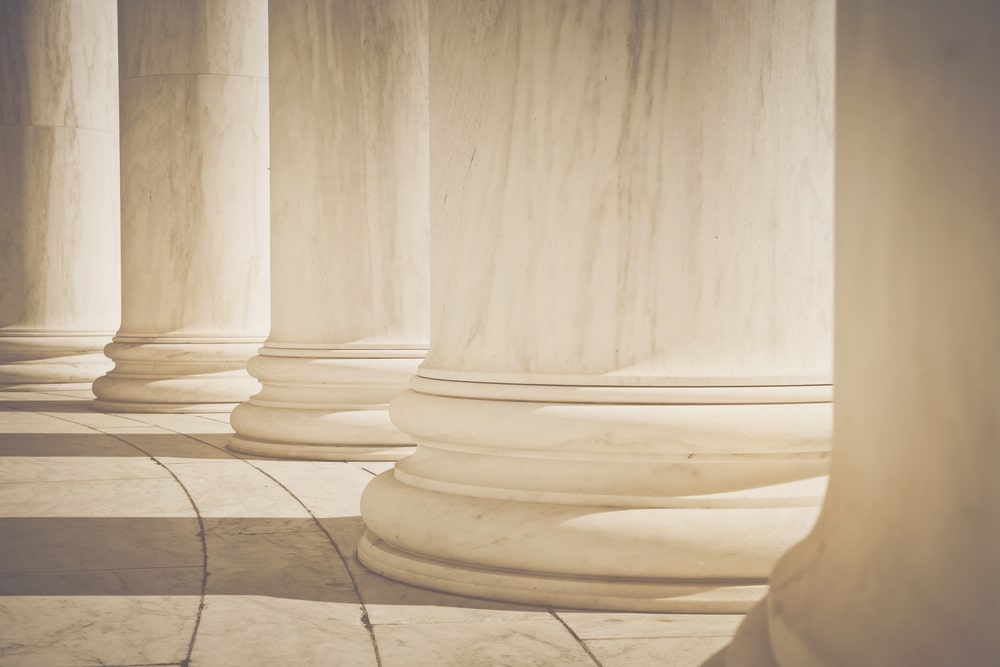 D.C. monument depicting administration executive orders