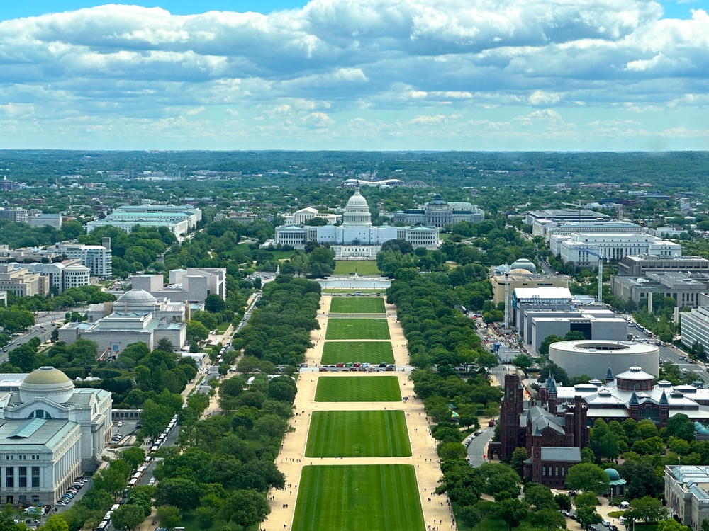 Washington Monument in Washington DC