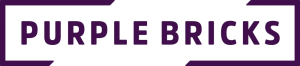 corporate brand logo showing name in purple with surrounding box